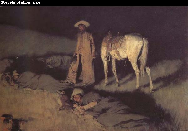 Frederic Remington In from the Night Herd (mk43)